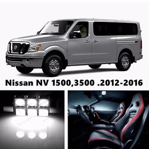 19pcs LED Xenon White Light Interior Package Kit for Nissan NV 1500,3500 .2016 - Picture 1 of 12