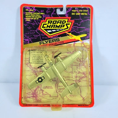 Avión diecast vintage 1993 Road Champs Flyers Segunda Guerra Mundial B-25 Mitchell “Panchito” Foto 1 de 3