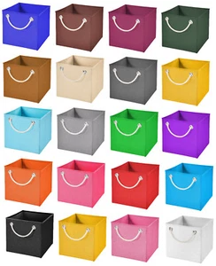 10 unidades caja plegable 15 x 15 x 15 cm caja de almacenamiento baño caja plegable cesta - Imagen 1 de 74