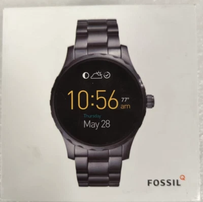 Fossil Q Marshal DW2a 45mm Grau Edelstahl Metall Smartwatch defekt/Ersatzteil - Bild 1 von 3