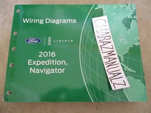 2016 Ford Expedition Lincoln Navigator Wiring Diagrams Manual OEM - Picture 1 of 1