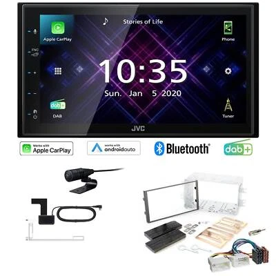 JVC Autoradio Apple CarPlay Android Auto DAB+ für KIA Carens III 2006-2010 - Bild 1 von 4