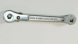 Vtg 68215 M Klein & Sons Tools Ratchet Combination Elect Wrench 1219lr-cb16 - Picture 1 of 3