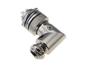 HQ 5 Contacts 5-Pin Aviation Plug Socket - M16 - Right-Angle - Picture 1 of 2