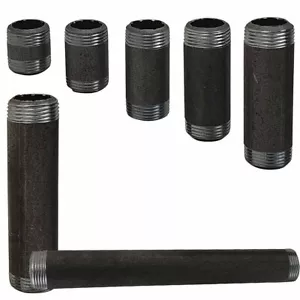 Tubería de acero mediana no pintada de 3/4" accesorios industriales roscados de 2,5 cm a 20 cm - Imagen 1 de 20
