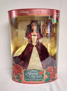 Disney's Beauty & the Beast The Enchanted Christmas Holiday Princess Belle Doll. - Picture 1 of 4