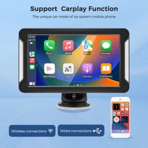 Autoradio 7” portatile con carplay wireless - Foto 1 di 8