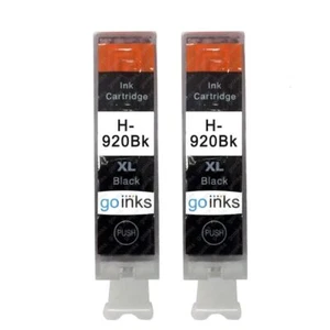 2 czarne wkłady atramentowe do drukarek HP Officejet 6000, 6500, 6500A, 7000, 7500A - Zdjęcie 1 z 1