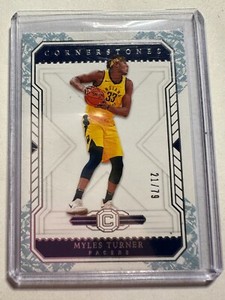 K35,236 - 2018-19 Panini Cornerstones Crystal #113 Myles Turner #/79
