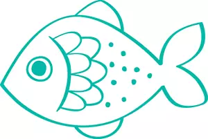 XXXL 30X30 cm Autoaufkleber Sticker Fisch Tier Aufkleber - Picture 1 of 1