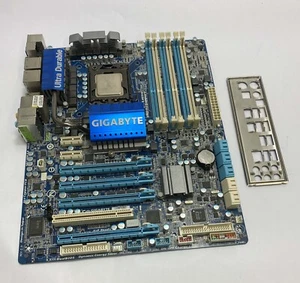 Placa madre Intel Gigabyte GA-X58A-UD3R REV: 2.0 Socket 1366 DDR3 con BP e i7 - Imagen 1 de 6