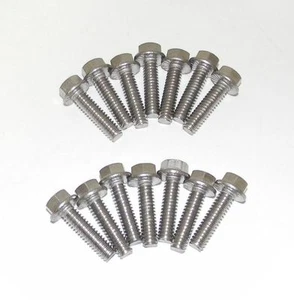Chevy BB 396 427 454 Stainless Steel Flange Bolts for Cast Valve Covers NEW - Picture 1 of 3