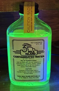 Agua contaminada Three Mile Island - Regalo mordaza vintage 1980 - recuerdo - Imagen 1 de 11