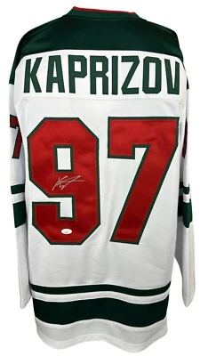 Kirill Kaprizov autographed signed jersey Minnesota Wild JSA COA - Image 1 of 3
