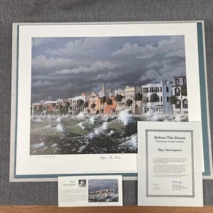 Ray Davenport 23.25" x 16.25" "Before the Storm" Signed Print 143/950 - Picture 1 of 12