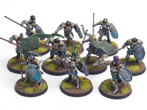 GW WARHAMMER AOS STORMCAST ETERNALS VINDICATORS X 10. PAINTED . BROWN 170 - Picture 1 of 9