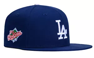 Los Angeles Dodgers 1988 World Series Patch Pink UV Hat Club Exclusive Sz. 7 3/4 - Picture 1 of 9