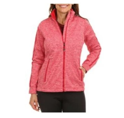 NEW Womens Antigua Golf Active Space Dye Zip Front Jacket, size S - Image 1 of 2