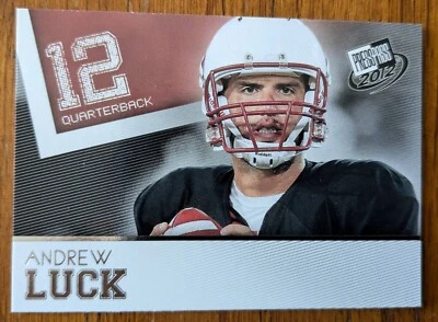 ANDREW LUCK, 2012 PRESS PASS #30 - Image 1 of 2