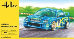 1:43 Scale HELLER Subaru Impreza WRC’02 Model Kit - JDM SCOOBY UK STOCK - Picture 1 of 2
