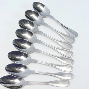 Henckels J A Banquet International 18/10 Oval Soup Spoons 7-1/4" Lot of 8 - Picture 1 of 7