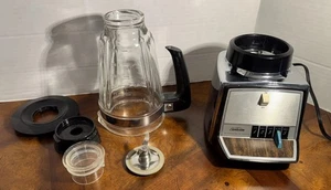 Vintage Gerät Sunbeam Mixmaster Mixer und Holzimitat Chrom Modell BL-J - Bild 1 von 18