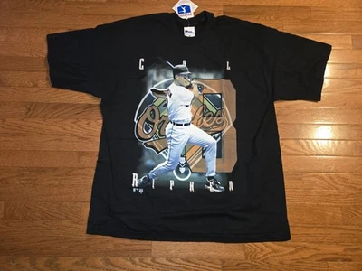 VTG NEW W/ TAGS 1995 CAL RIPKEN BALTIMORE ORIOLES SIZE XXL PRO PLAYER SHIRT OFCL - Image 1 of 4