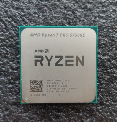 AMD Ryzen 7 PRO 5750GE AM4 CPU Processor 8 Core 16 Thread 35W 100-000000257 - Image 1 of 2