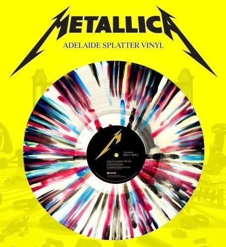 Metallica 72 Seasons Adelaide Splatter Edition Exclusive Pop Up Vinyl Record Aus - Image 1 of 4