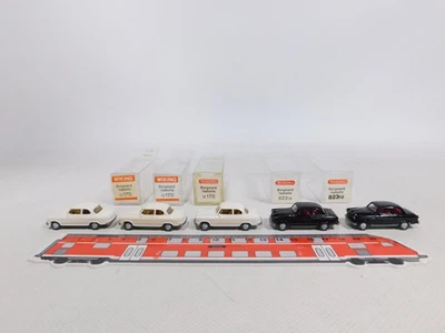 5X Wiking H0 1:87 Pkw Borgward Isabella: 12 170 + 823 12 Mint + Box #CZ428-0,5 - Immagine 1 di 4