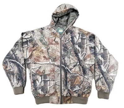 Cabelas Jacket Women L Camouflage Winter Coat Camo Lined Hunting Timber 50x27 - Image 1 of 4
