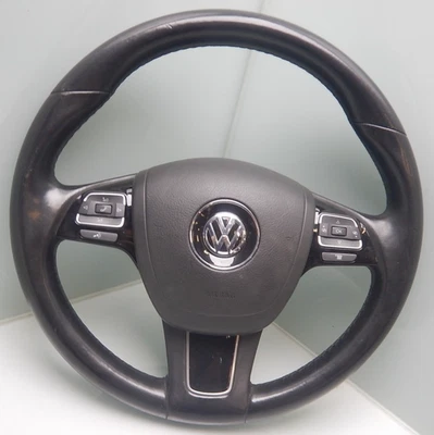 VW TOUAREG 7P / LENKRAD Multifunktion - Leder + AIRBAG (CB206) - Bild 1 von 4