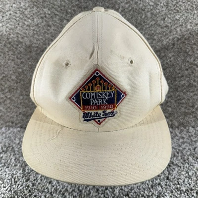 NWT COMISKEY PARK 1910-1990 Chicago White Sox Commemorative Snapback Hat RARE - Image 1 of 4