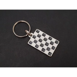 Schlüsselanhänger Schachbrettflagge emailliert. F1 F2 F3 F4 Rallye Nascar GT Mans - Bild 1 von 1