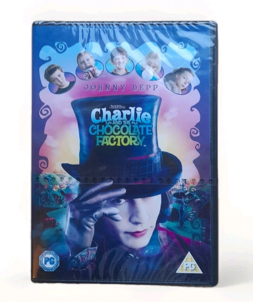 Charlie And The Chocolate Factory DVD Johnny Depp 2005 Fantasy Family Film - New - Image 1 of 4