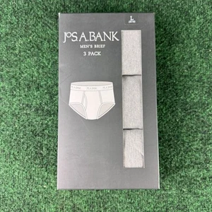 Jos A. Bank Men’s 3 Pack Brief Size Large (38-40) Light Gray - Picture 1 of 5