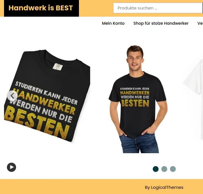 Onlineshop Handwerker-Shirts.de Erfolgreich Designs Print on Demand Dropshipping - Bild 1 von 3