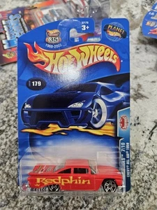 Hot Wheels 1959 Chevrolet Chevy Bel Air Car Red Redphin Pride Rides Diecast #179 - Picture 1 of 3