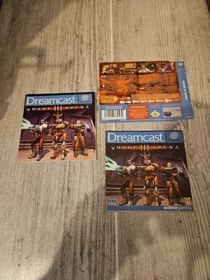 QUAKE III 3 Arena - Sega Dreamcast MANUAL BOOKLET & COVERS ONLY - Image 1 of 4