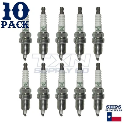 Paquete de 10 bujías NGK V-Power 2004-2006 para Dodge Ram 1500 8,3 L V10 Foto 1 de 2
