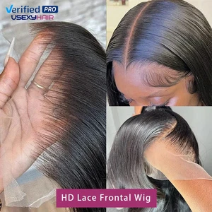40 Inch Frontal Glueless Full Hd Lace Wigs Human Hair Unprocessed 100% Cuticle A - Picture 1 of 6