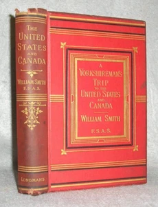 Antique Travel Tour Book Yorkshireman's Trip to US & Canada William Winter 1892 - Picture 1 of 17