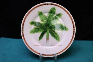 Florida Marketplace Palm Island Salad Plate (s) Tropical ROYAL PALM - Imagen 1 de 4