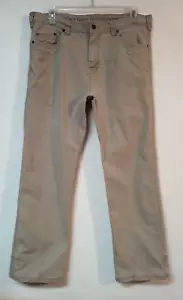 Jeans denim prAna Breathe gamba dritta 38W x 32L abbigliamento da lavoro outdoor pantaloni da viaggio - Foto 1 di 14