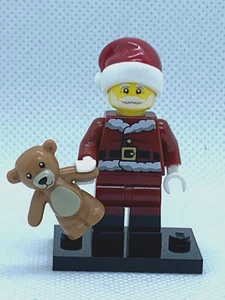 NUEVA LEGO Minifigura Rojo Oscuro Papá Noel Navidad Vacaciones Tienda Exclusiva BAM - Imagen 1 de 2