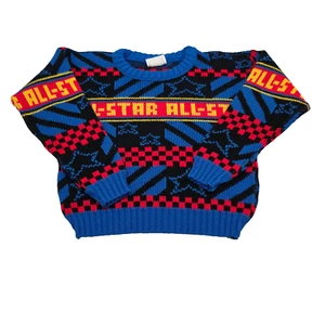 Vintage McDonalds McKids Knit Sweatshirt Sweatshirt Youth Large (7) 90s All Star - Picture 1 of 6