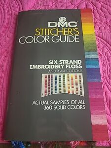 DMC Stitcher's Color Guide + 360 Colors  embroidery floss & pearl cottons-200A