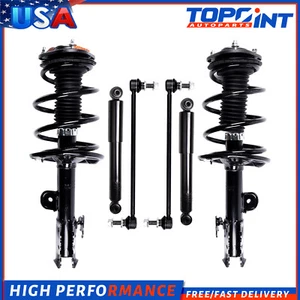 Front Rear Complete Struts Shock For 2006-2012 Toyota Rav4 w/ Sway Bar Links 6pc - Picture 1 of 3