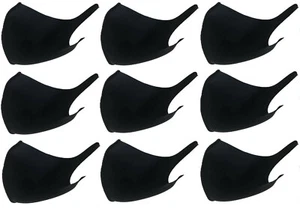 Unisex Pack of 9 Washable Breathable Reusable Mouth Protection Face Covering - Picture 1 of 39