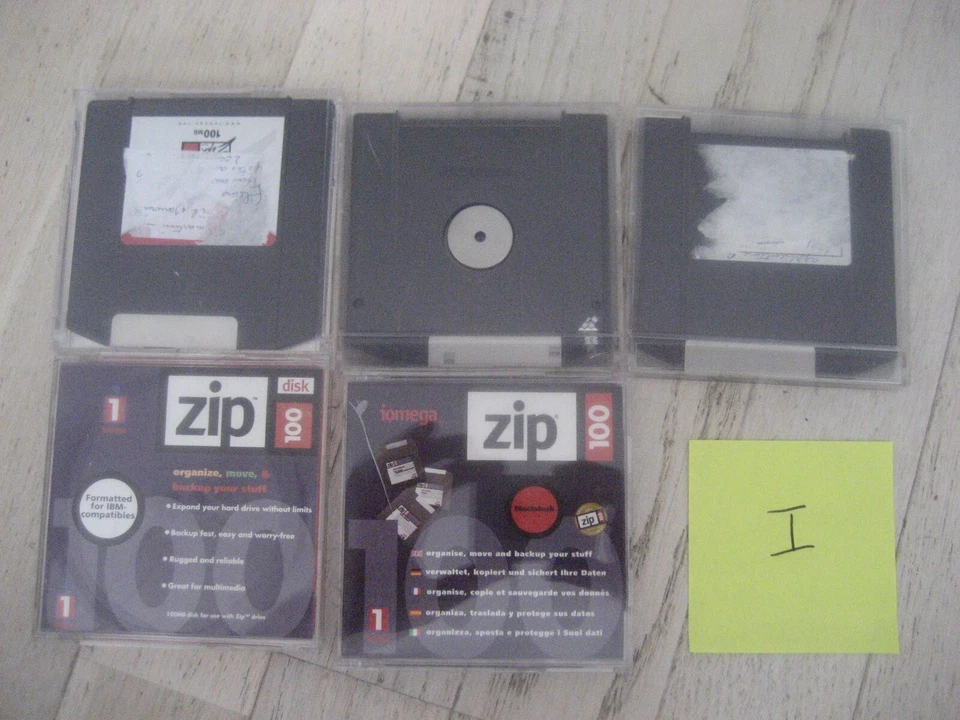 lot de 5 disquettes zip 100  reference I - Photo 1/1
